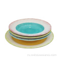 Оптом цвет керамическая керамическая посуда керамики
